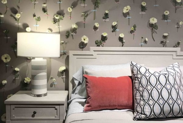 Universal Furniture's bedroom display