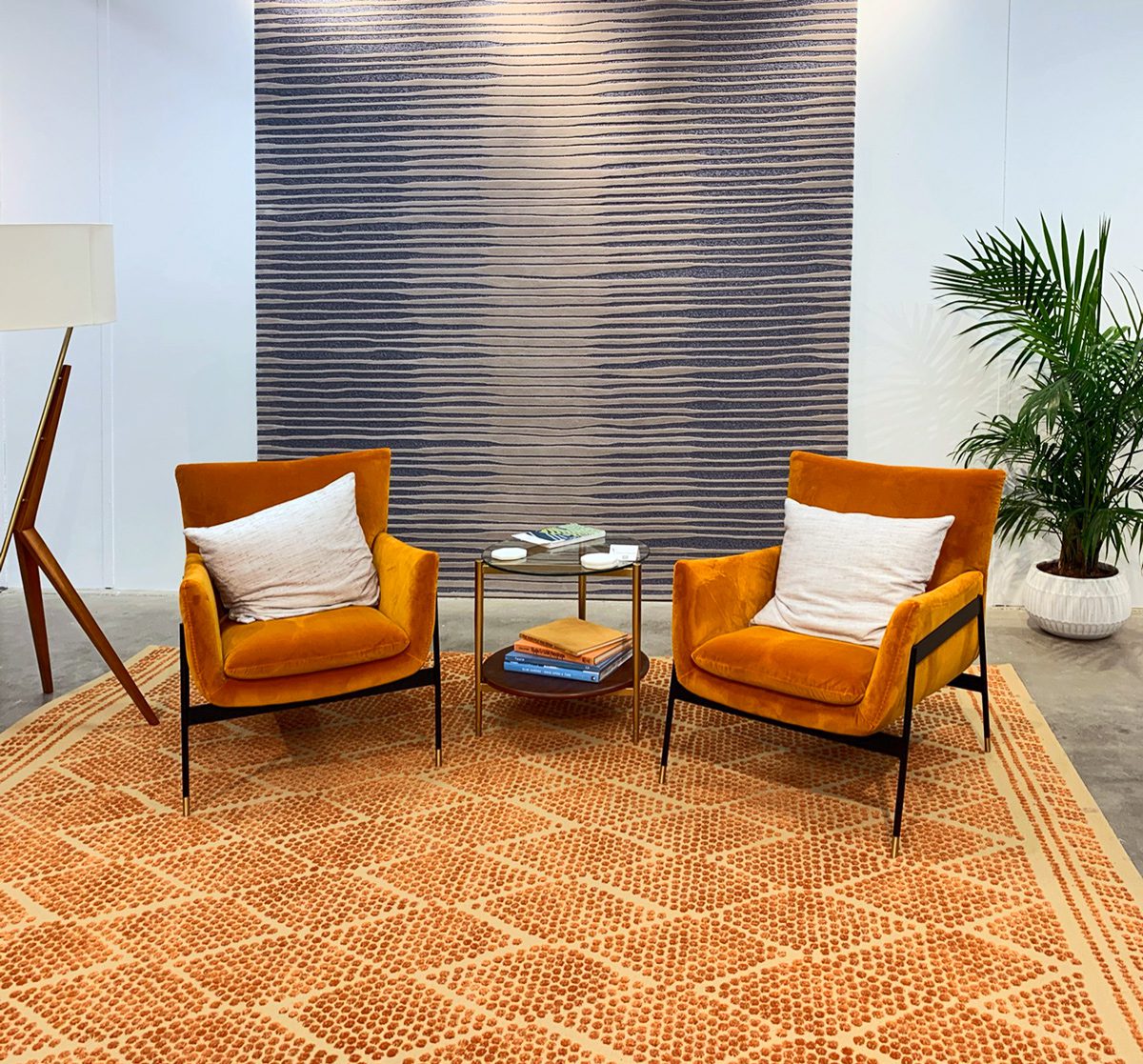 Area rugs display design influencers tour